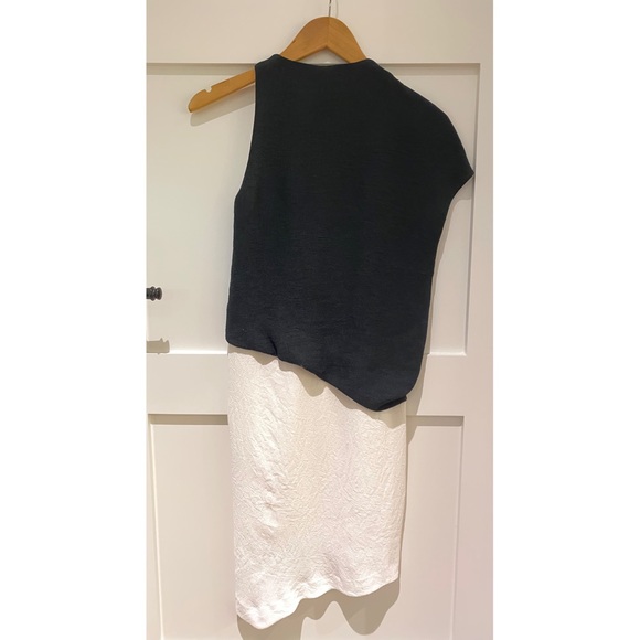 Helmut Lang ‘Sugar’ Black & White Crepe Dress - 0 - Picture 8 of 8